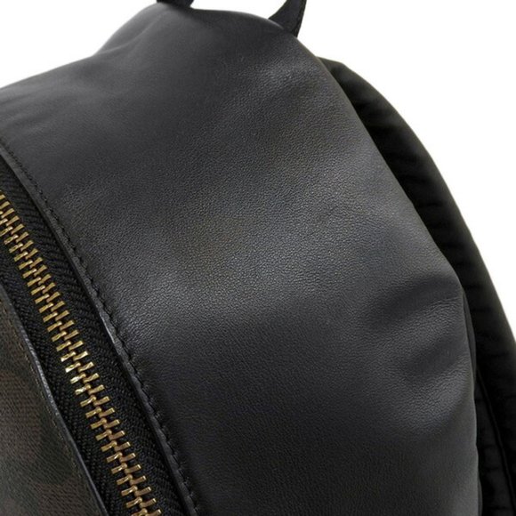 COACH signature rucksack backpack F32200 black brown PVC - Picture 6 of 8